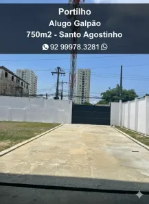 Galpão/Depósito/Armazém para alugar, 750m² no Santo Agostinho, Manaus