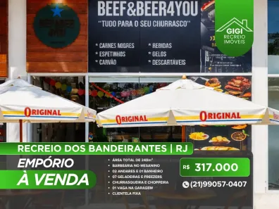 Ponto Comercial à venda, 200m² no Recreio dos Bandeirantes, Rio de Janeiro