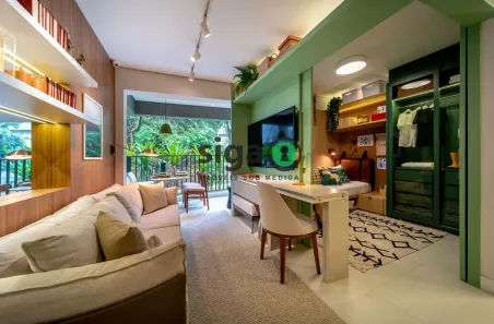 Apartamento com 2 Quartos à venda, 41m² no Santo Amaro, São Paulo