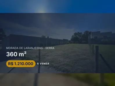 Lote/Terreno à venda, 360m² no Morada de Laranjeiras, Serra