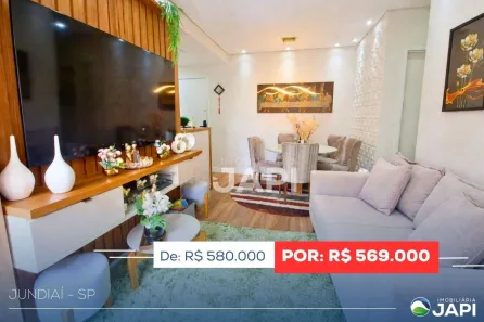 Apartamento com 2 Quartos à venda, 56m² no Jardim Ermida I, Jundiaí
