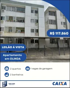 Apartamento com 2 Quartos à venda, 49m² no Jardim Atlântico, Olinda