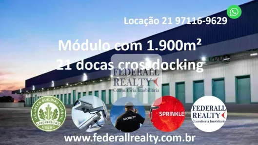 Galpão/Depósito/Armazém para alugar, 1905m² no Vila São Luís, Duque de Caxias