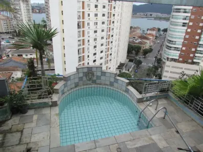 Cobertura com 5 Quartos à venda, 424m² no Ponta da Praia, Santos