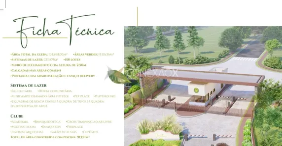 Lote/Terreno à venda, 316m² no Parque Brasil 500, Paulínia