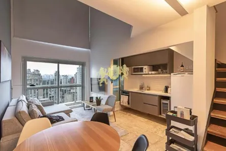 Flat com 1 Quarto à venda, 52m² no Vila Nova Conceição, São Paulo
