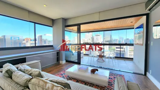 Apartamento com 1 Quarto para alugar, 89m² no Vila Olímpia, São Paulo