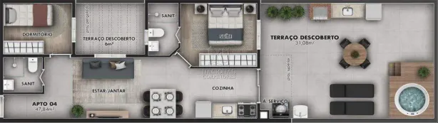 Cobertura com 2 Quartos à venda, 48m² no Vila Pires, Santo André