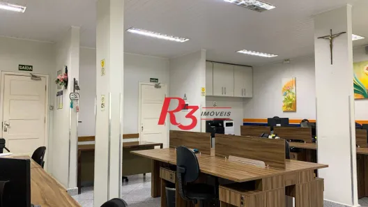 Sala Comercial para alugar, 500m² no Centro, São Vicente