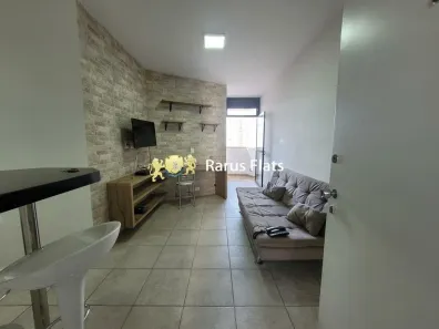Flat com 1 Quarto para alugar, 37m² no Indianópolis, São Paulo