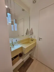 Apartamento com 3 Quartos para alugar, 90m² no Pompéia, Santos