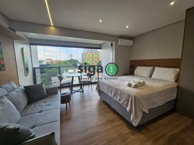 Apartamento com 1 Quarto para alugar, 27m² no Jardim das Acácias, São Paulo