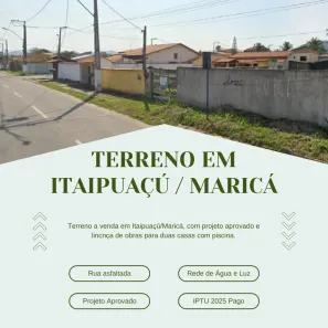 Lote/Terreno à venda, 475m² no Jardim Atlântico Leste (Itaipuaçu), Maricá