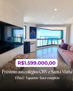 Apartamento com 3 Quartos à venda, 135m² no Boa Viagem, Recife