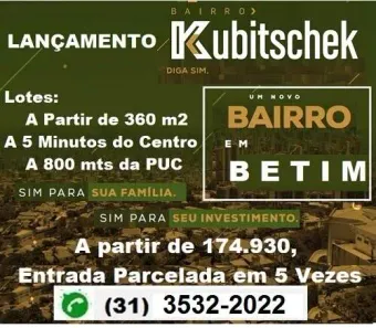 Lote/Terreno à venda, 600m² no Santa Fé, Betim