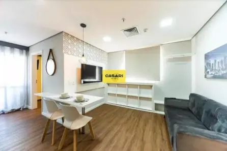 Flat com 1 Quarto à venda, 46m² no Jardim Bela Vista, Santo André