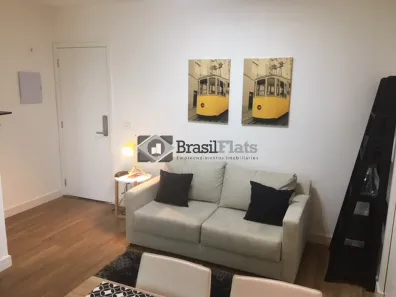 Apartamento com 1 Quarto para alugar, 40m² no Brooklin Paulista, São Paulo