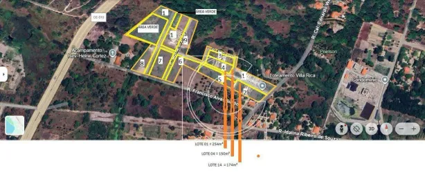 Lote/Terreno à venda, 174m² no Mangabeira, Eusébio