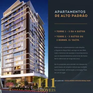 Apartamento com 3 Quartos à venda, 96m² no Condomínio Royal Park, São José dos Campos
