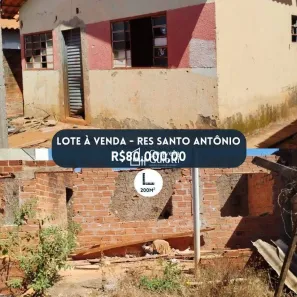 Lote/Terreno à venda, 200m² no Residencial Santo Antônio, Anápolis