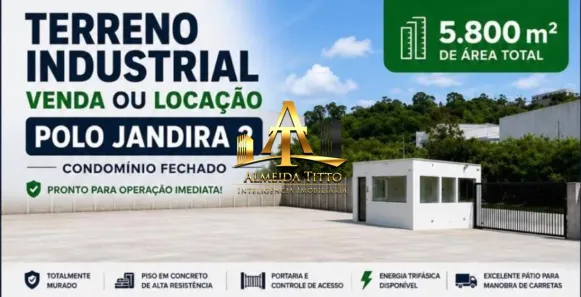 Lote/Terreno à venda, 5800m² no Jardim Alvorada, Jandira