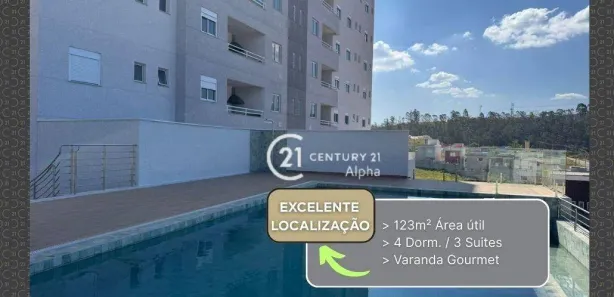 Apartamento com 4 Quartos à venda, 123m² no Portais (Polvilho), Cajamar