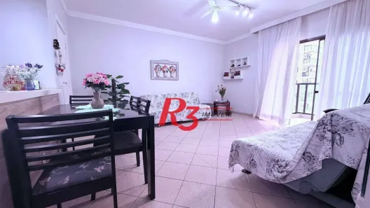 Apartamento com 2 Quartos para alugar, 99m² no Boqueirão, Santos