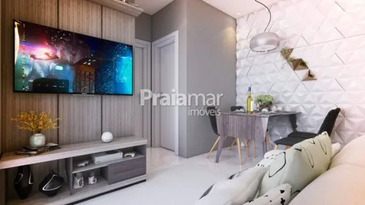 Apartamento com 2 Quartos à venda, 43m² no Parque São Vicente, São Vicente