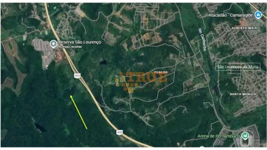 Lote/Terreno à venda, 75000m² no Penedo, São Lourenço da Mata