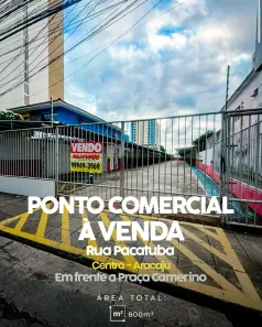  à venda, 800m² no Centro, Aracaju