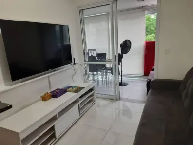 Flat com 1 Quarto para alugar, 42m² no Cidade Monções, São Paulo