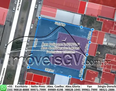 à venda, 2400m² no Ilha dos Araújos, Governador Valadares