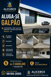 Galpão/Depósito/Armazém para alugar, 350m² no Armando Mendes, Manaus