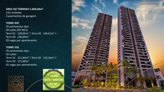Apartamento com 4 Quartos à venda, 122m² no Boa Vista, Recife
