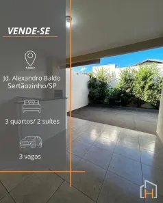 Casa com 3 Quartos à venda, 173m² no Jardim São Sebastião, Sertãozinho