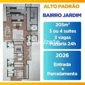 Apartamento com 3 Quartos à venda, 205m² no Jardim, Santo André