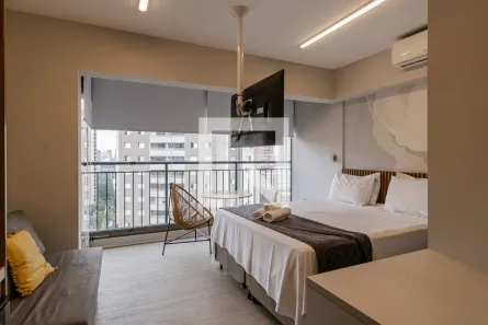 Kitnet com 1 Quarto à venda, 25m² no Indianópolis, São Paulo
