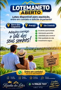 Lote/Terreno à venda, 200m² no , Barra dos Coqueiros