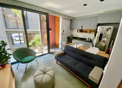 Apartamento com 1 Quarto para alugar, 35m² no Brooklin Paulista, São Paulo