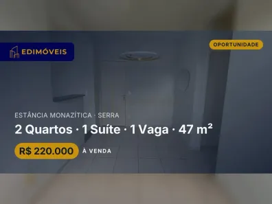Apartamento com 2 Quartos à venda, 47m² no Estância Monazítica, Serra