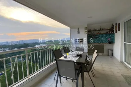 Apartamento com 3 Quartos para alugar, 158m² no Tamboré, Santana de Parnaíba