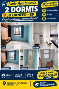 Apartamento com 2 Quartos à venda, 48m² no Jardim Danfer, São Paulo