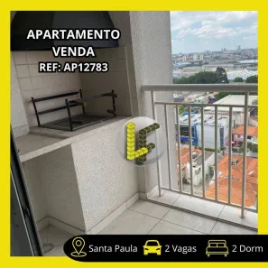Apartamento com 2 Quartos à venda, 61m² no Santa Paula, São Caetano do Sul