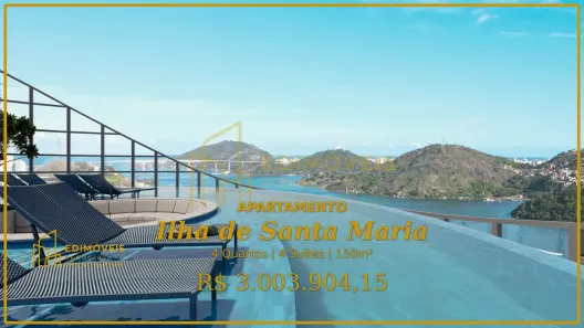 Apartamento com 4 Quartos à venda, 150m² no Ilha de Santa Maria, Vitória