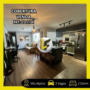Cobertura com 2 Quartos à venda, 130m² no Vila Guiomar, Santo André