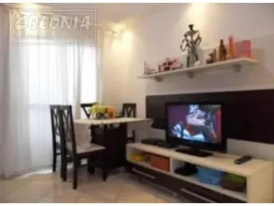 Apartamento com 3 Quartos para alugar, 55m² no Vila Palmares, Santo André