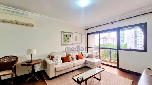 Apartamento com 4 Quartos para alugar, 136m² no Campo Grande, Santos