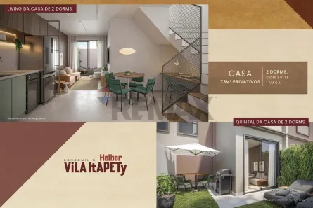 Casa de Condomínio com 2 Quartos à venda, 73m² no Vila Suissa, Mogi das Cruzes