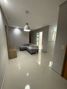 Apartamento com 2 Quartos para alugar, 55m² no Vila Alzira, Santo André