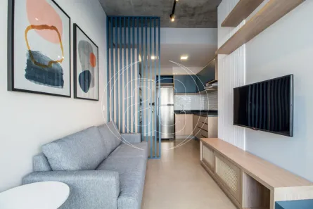 Apartamento com 1 Quarto para alugar, 45m² no Indianópolis, São Paulo